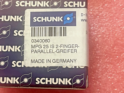 Schunk MPG 25 IS 2 Finger Parallel Gripper P/N 0340060 New In Factory Box