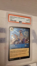 2023 Disney ERROR Lorcana EN 1 Foil Merlin Self-Appointed Mentor #153 PSA 10