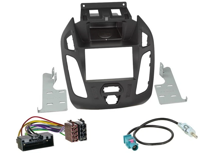 JVC Radio 2 DIN Bluetooth für Ford Tourneo Transit Connect schwarz ohne Display - Bild 2 von 4