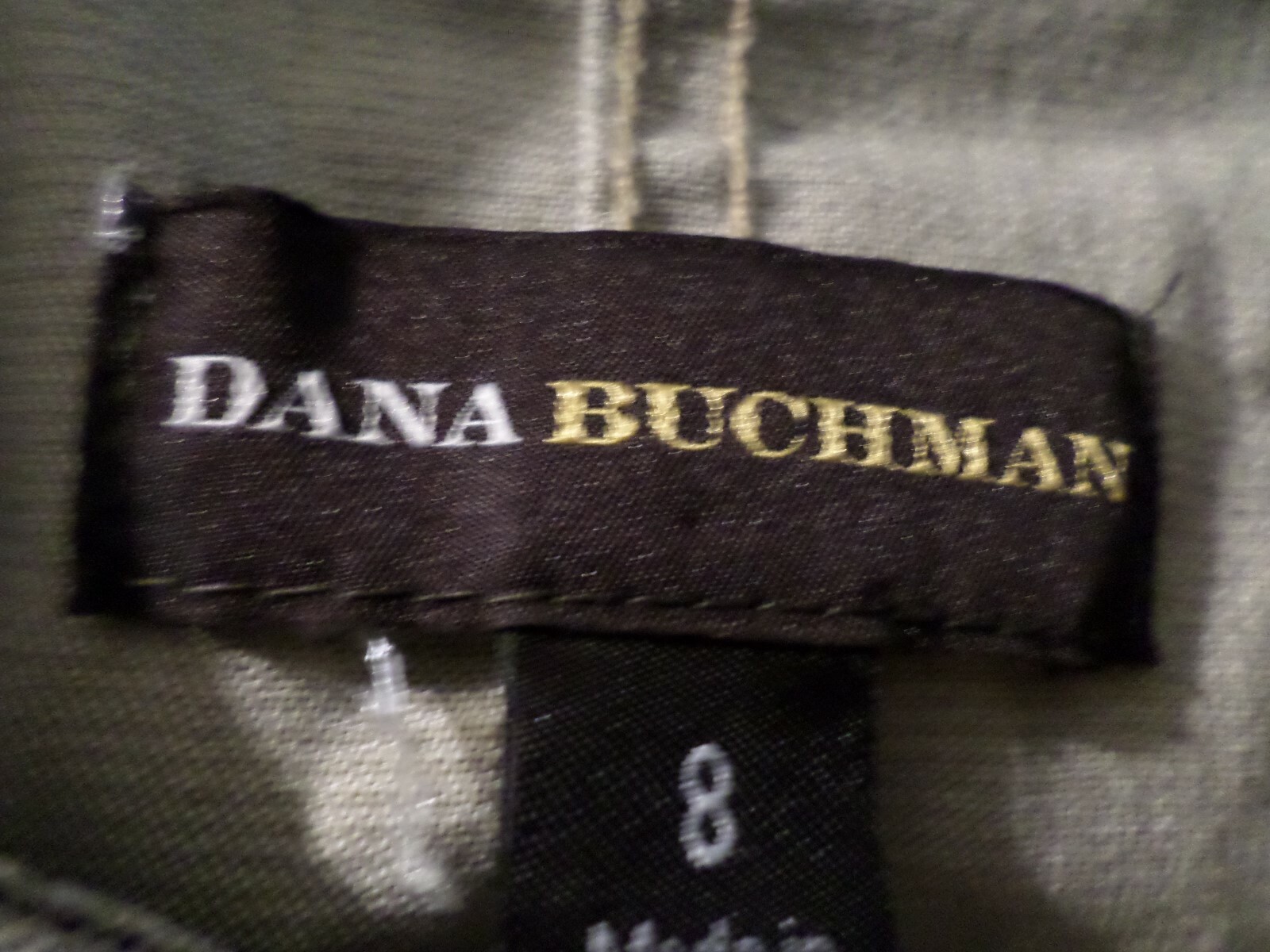 DANA BUCHMAN GOLD METALLIC PYTHON SNAKE DESIGN JA… - image 11