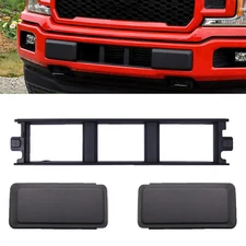 Front Bumper Guards Inserts Pads Caps Center Cover Panel Grille For 2018-20 F150
