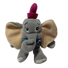 Dumbo Plush PINK HAT Beanie Bean Bag Vintage. Embroidered Eyes Disney