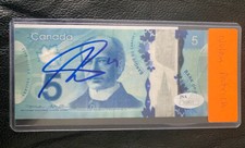 Nolan Patrick Philadelphia Flyers Signed Canadian Five Dollar Bill