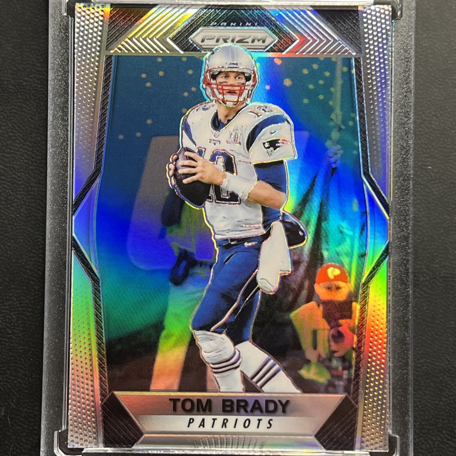 2017 Panini Tom Brady 🔥 Silver Prizm Holo Base Card No. 33