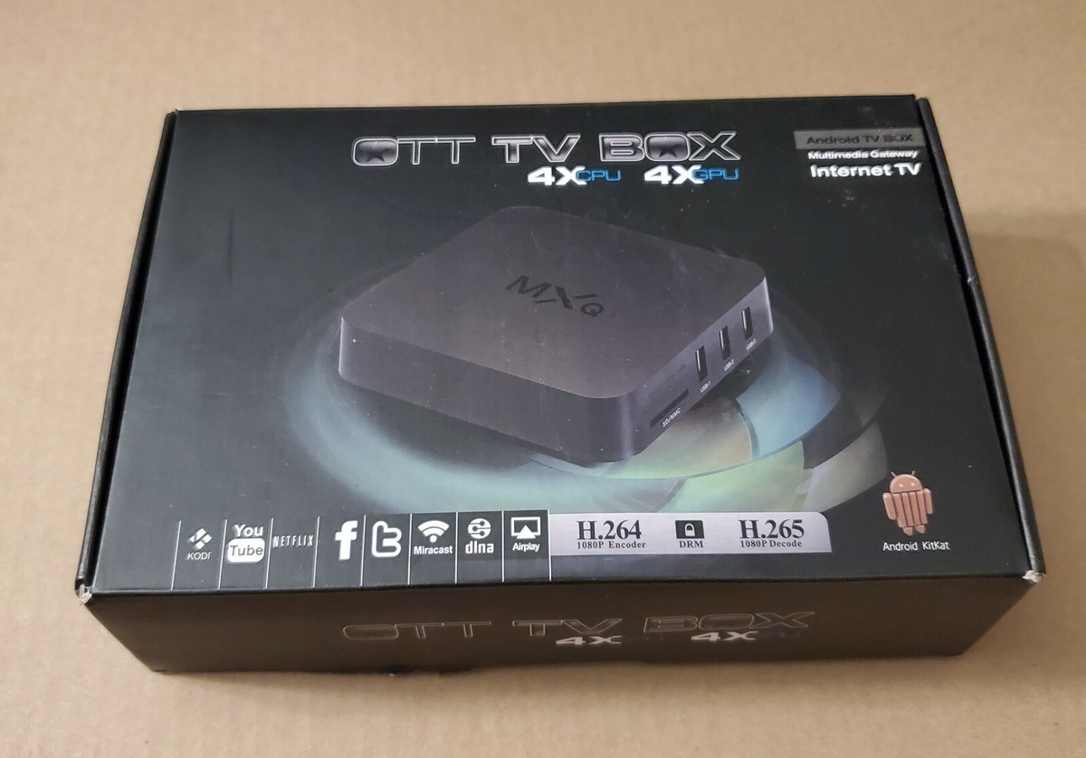 Infosat Internet TV Box 新品 MXQ OTT Android 4.4 TV Box Internet TV 4x CPU 4x GPU H.264 H.265
