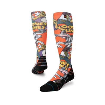 Stance - Looney Tunes Mid Poly Snowboard/Ski Socks - Multicolour NEW FOR 2025
