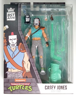 BST AXN Teenage Mutant Ninja Turtles CASEY JONES Skull Face action figure New