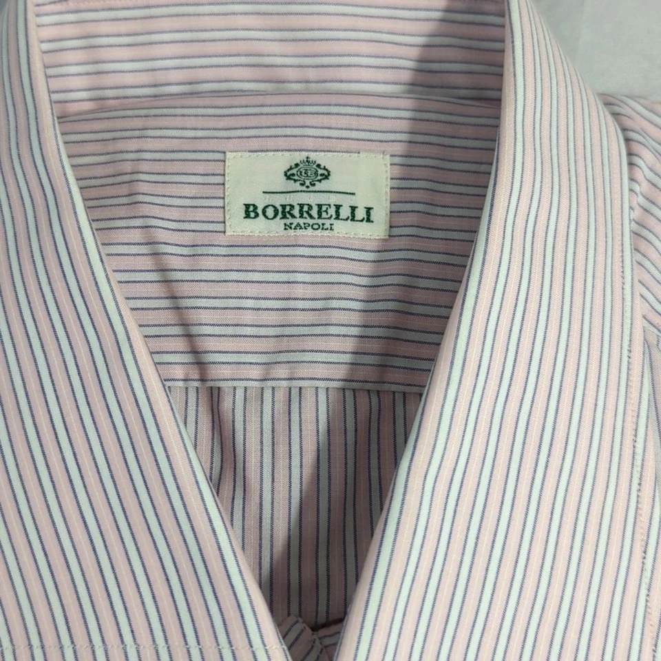 Camisa de vestir Luigi Borrelli Napoli Foto 2 de 4