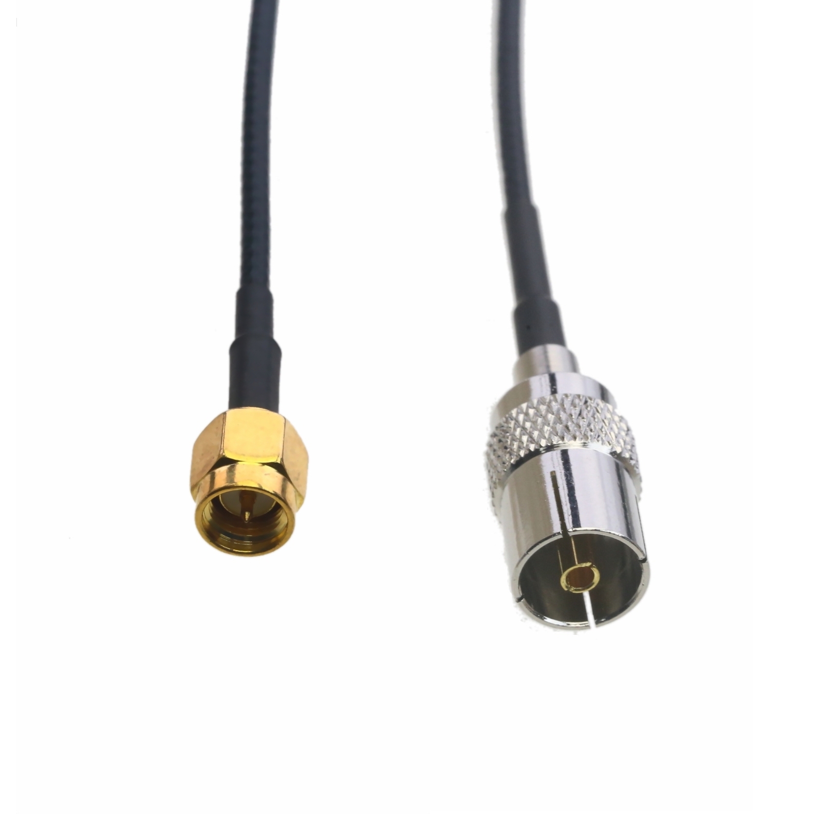 RF Cable IEC PAL female to SMA Male RG174 6