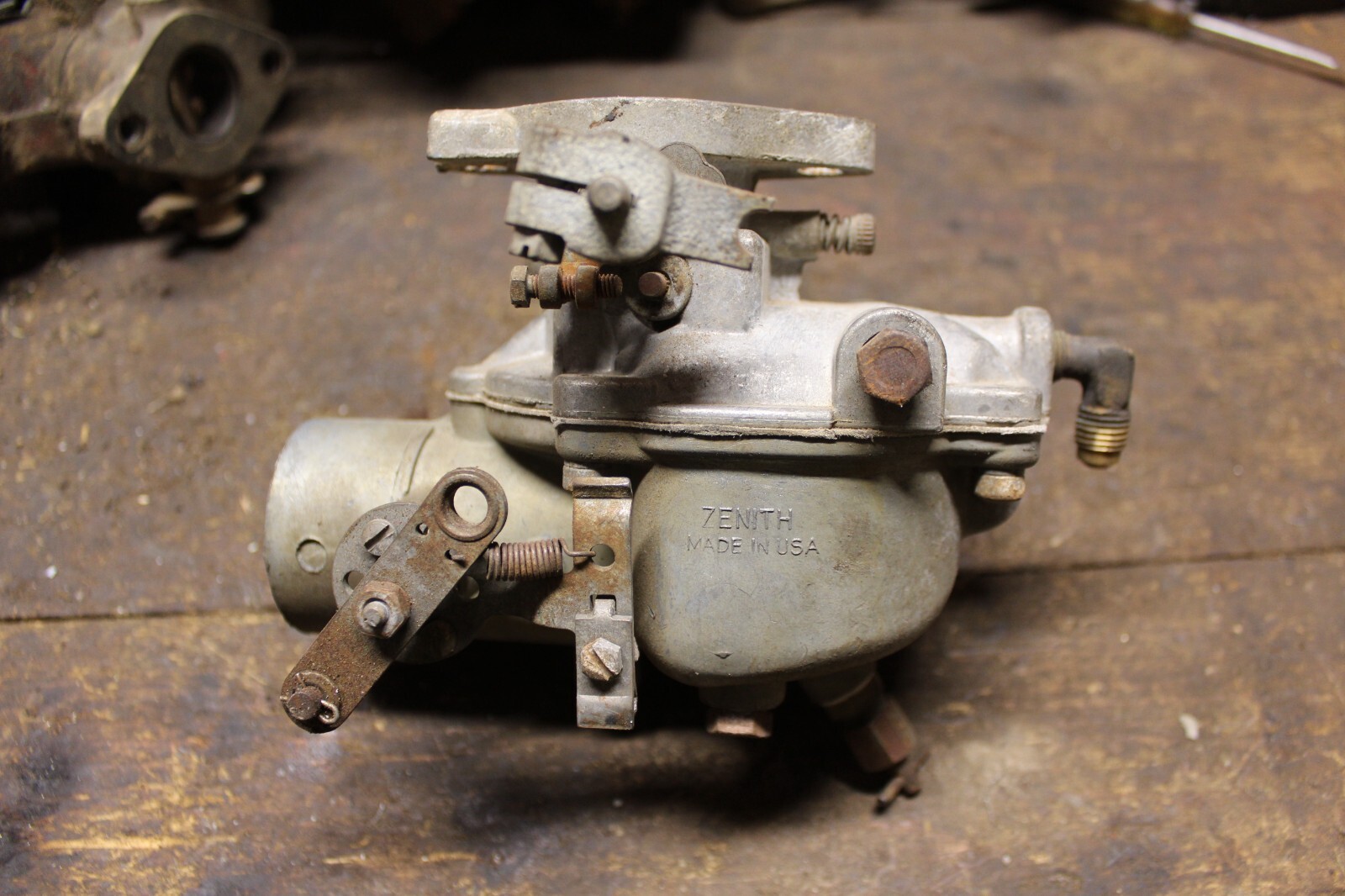 ZENITH UPDRAFT 1 BARREL CARBURETOR "14992 A" ALLIS CHALMERS? FOR PARTS