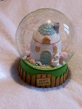 TK Maxx Happy Easter Snowglobe Ornament New