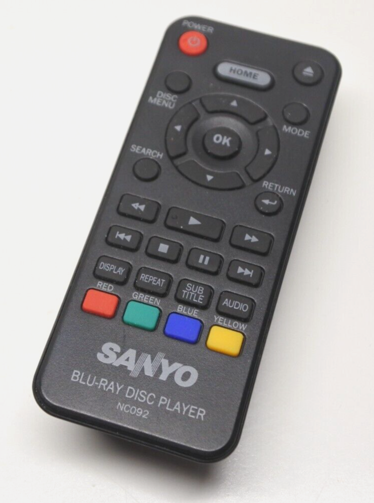 Remote Control Fit for Sanyo BluRay Disc Player NC092 NC088 NC097