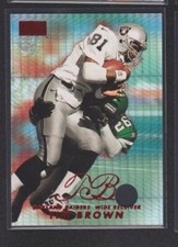 1998 SKYBOX PREMIUM STAR RUBIES SALESMAN SAMPLE PROMO #122 TIM BROWN RAIDERS