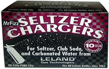 Soda Chargers Seltzer Chargers Co2, 40 Count,Silver