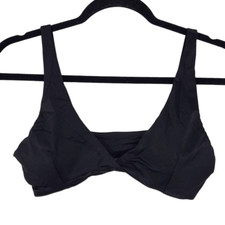 Andie Black Bikini Top Black Swim Top NWT Size Medium Andie Black Swimwear