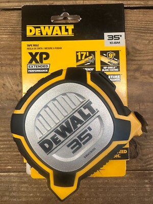 DEWALT 35' XP Tape Measure Wide Blade Contractor DWHT36235 Heavy Duty (Qty)