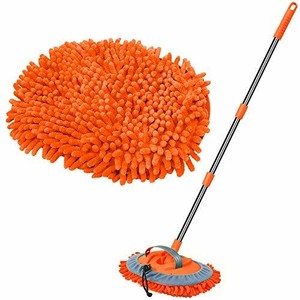 Microfiber Car Wash Brush Cleaning Mop Auto Truck 47.5" Long Handle