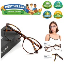 Women's Blue Light Blocking Glasses, TR90 Frame Computer Gaming Glasses Anti ...