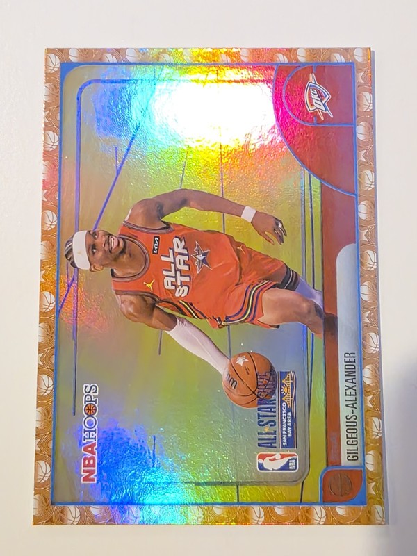 2025-26 NBA Hoops Shai Gilgeous Alexander Orange Foil SP Thunder MVP 🔥