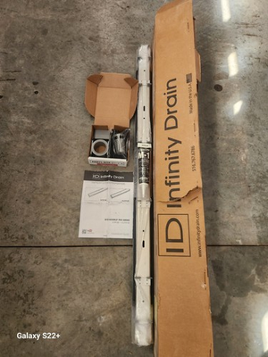 #ad #ad Infinity Drain SAG 6548 SB 48quot; Linear Drain Complete Kit with 2 1 2quot; $250.00