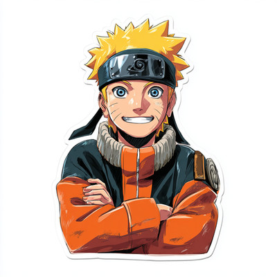Naruto from Naruto Anime Character Sticker