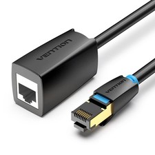 Cat8 Ethernet Extension Cable 6.6FT 40Gbps Shielded Male to Female LAN Cord