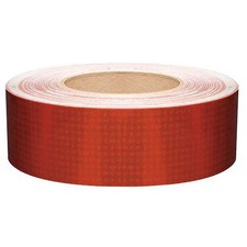 Oralite 18644 Reflective Tape, W 2 In, Red