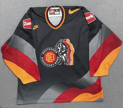 Vintage 90s Team Germany Ice Hockey Nike Jersey Customized name size XL