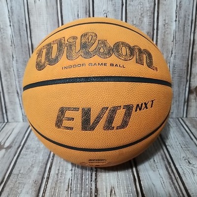 Wilson EVO NXT 29.5'' Size 7 NCAA Indoor Game Basketball Composite Leather