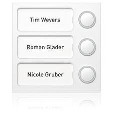 Ritto 1875370 TwinBus Portier Tastenmodul weiß