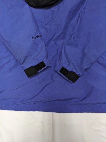 Women's The Nort h Face Hyvent Blue & Black Hooded Zip Up Jacket Tag Size Large - Photo 7/9