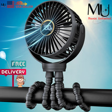 Portable Stroller Mini Rechargeable Personal Fan Baby Travel Essentials car seat