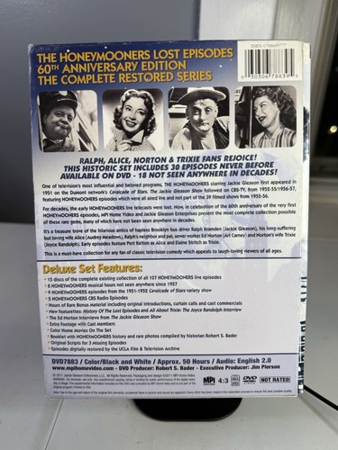 The Honeymooners Lost Episodes: 1951-1957: the Complete Restored Series (DVD) - Foto 4 di 12