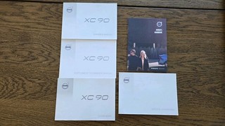Volvo XC90 (2016) Owners Manual Wallet & other Supplements
