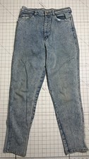 Vintage Jordache High Rise Mom Jeans 9/10 Light Wash Tapered Denim USA 80s Retro