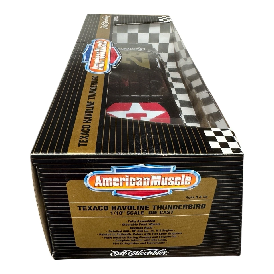 Davey Allison Havoline Thunderbird 1/18 Ertl American Muscle 1990 - Image 2 of 4