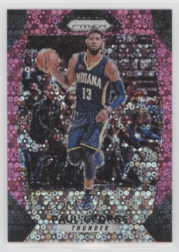 Paul George [Fast Break Prizm Pink] #264 2017 Panini Prizm card