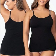 Shapermint Essentials All Day Every Day Scoop Neck Cami Black Size 2XL