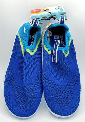 Speedo Junior Surf Strider Water Shoes - Blue/Lime - S, M, L