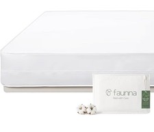 100 Cotton Mattress Encasement, Bed Bug and Dust Mite Proof Cover Queen 12  deep