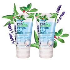 Epsom Salt Rub Gel - 2 Pack with Aloe Vera  Essential Oils