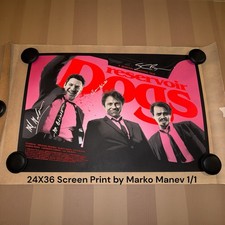 STEVE BUSCEMI SIGNED RESERVOIR DOGS POSTER ART PRINT KEITEL, MADSEN 1/1 JSA STEVE BUSCEMI SIGNED RESERVOIR DOGS POSTER ART PRINT KEITEL, MADSEN 1/1 JSA