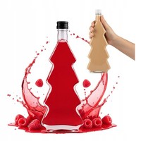 Weihnachtsflasche Choinka 500 Ml Glasflaschen FüR LiköR, Nalewka, Wein