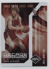 2009-10 Panini Limited Decade Dominance 1/99 Bill Walton #6 HOF 1e2l