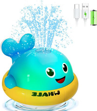 Baby Bath Toys, Whale Sprinkler Bath Toys for Toddlers, Light up Bath Toy,Bathtu