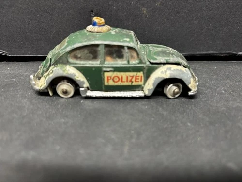 Vintage Corgi Toys Volkswagen 1200 Saloon Polizei Police Car