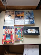 6 Kids/Family VHS Movies View-Master, Free Willy 1-3, The Nutcracker, Christmas