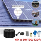 Solar Panel Bird Wire Guard Kit PVC Coated Mesh Roof Pigeon Net 6" x50/100/120ft