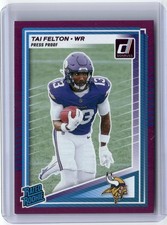 2025 Donruss Tai Felton Press Proofs Purple RC #331 1C8B19