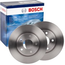 2X BOSCH BREMSSCHEIBEN Ø279,6mm VORNE PASSEND FÜR NISSAN JUKE PULSAR